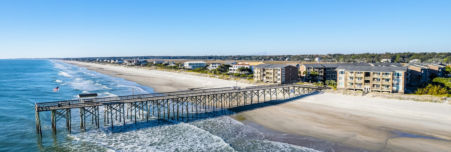 Pawleys Pier Village Pier Aerial 1920x650 1 